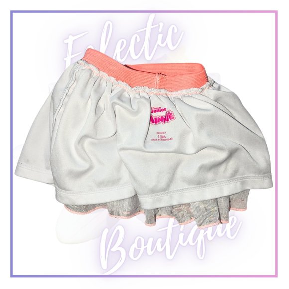 Disney Jr Minnie Mouse Tulle Tutu Lined Skirt Size 12M - Picture 4 of 13